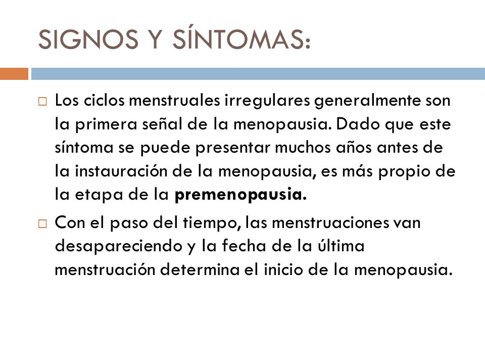 A que edad se inicia la menopausia